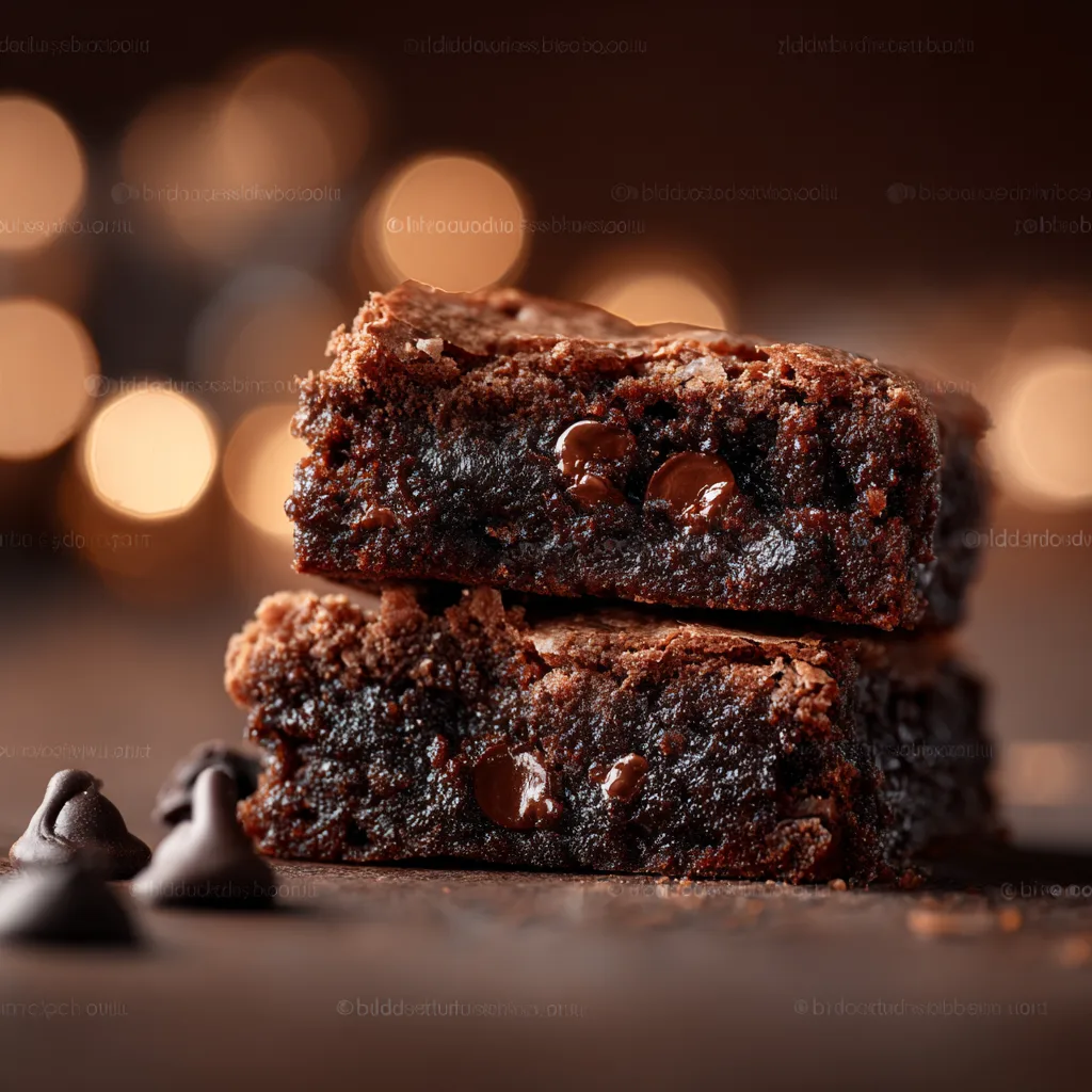 Brownie Bite aufgeschnitten mit saftigem Schokoladen-Kern